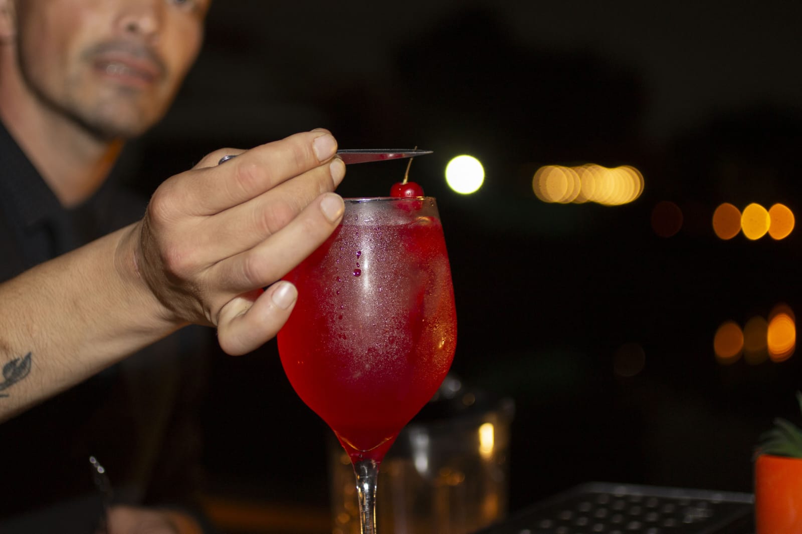 Bartender en acción